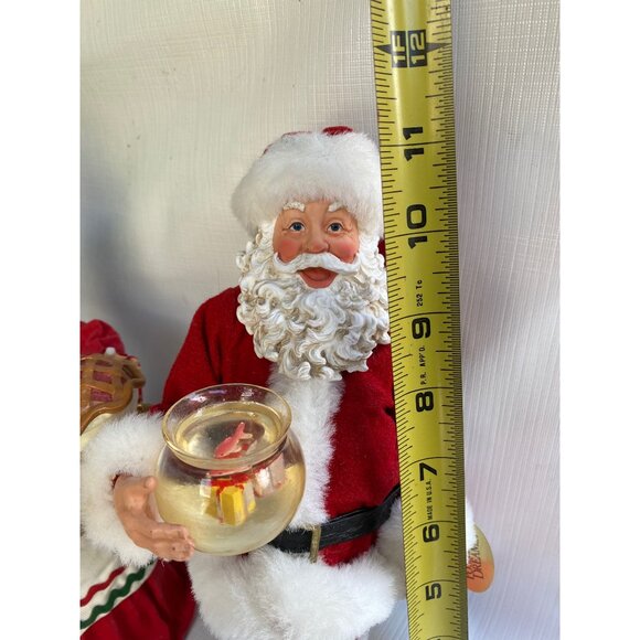 Clothtique Possible Dreams Backpack Santa , Lilian Vernon Figurine - Picture 4 of 10